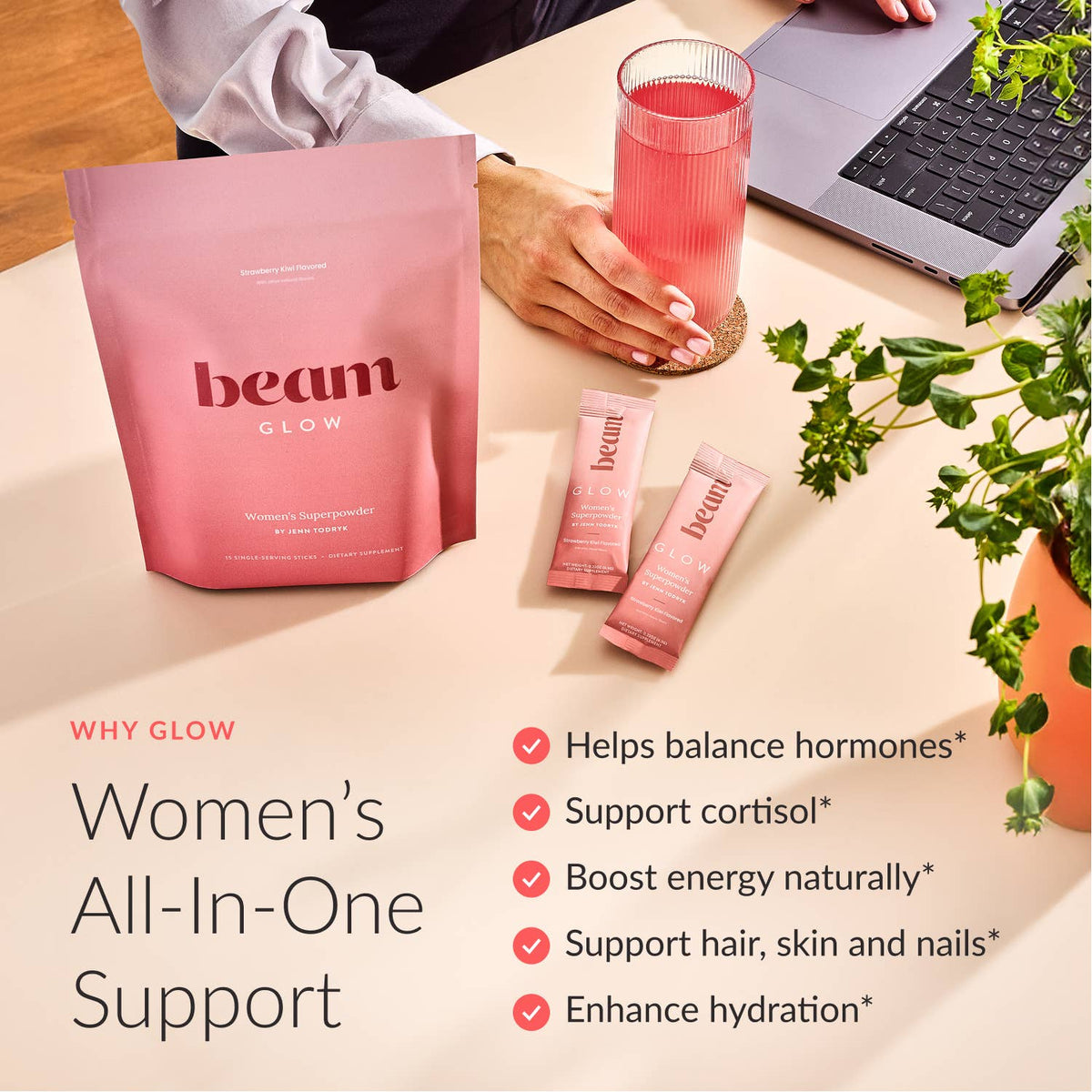 Beam Glow - Strawberry Kiwi