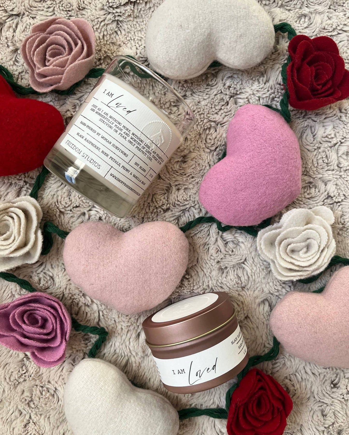 Special Edition- Blush Pink "I Am Loved" 4oz Tin