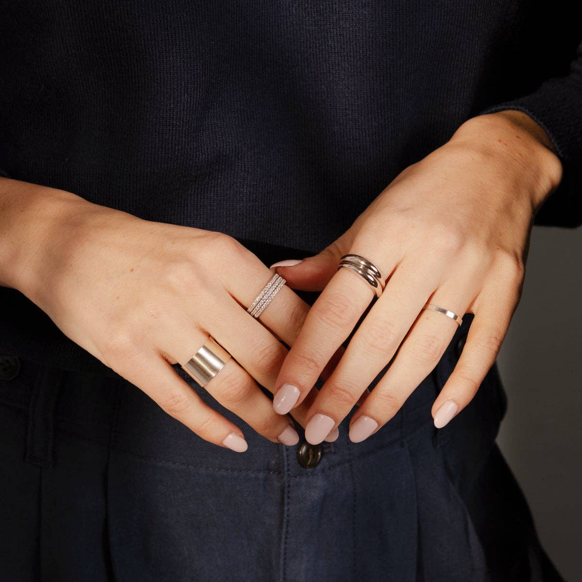 Mini Gloss Ring: Gold Vermeil / 9