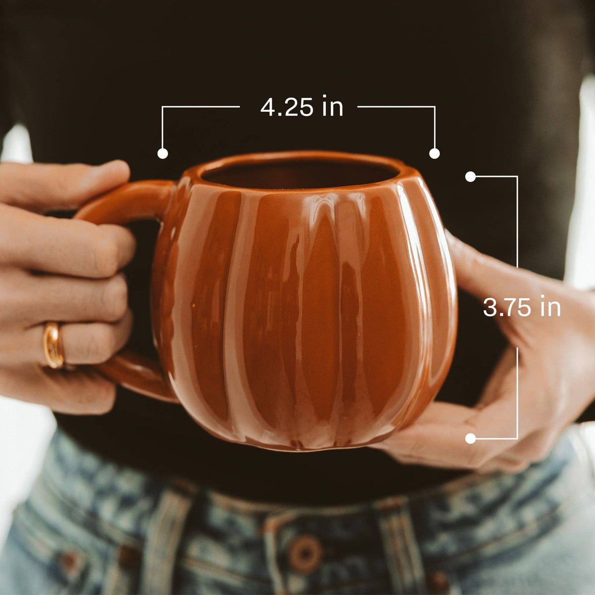 Brown Pumpkin Coffee Mug