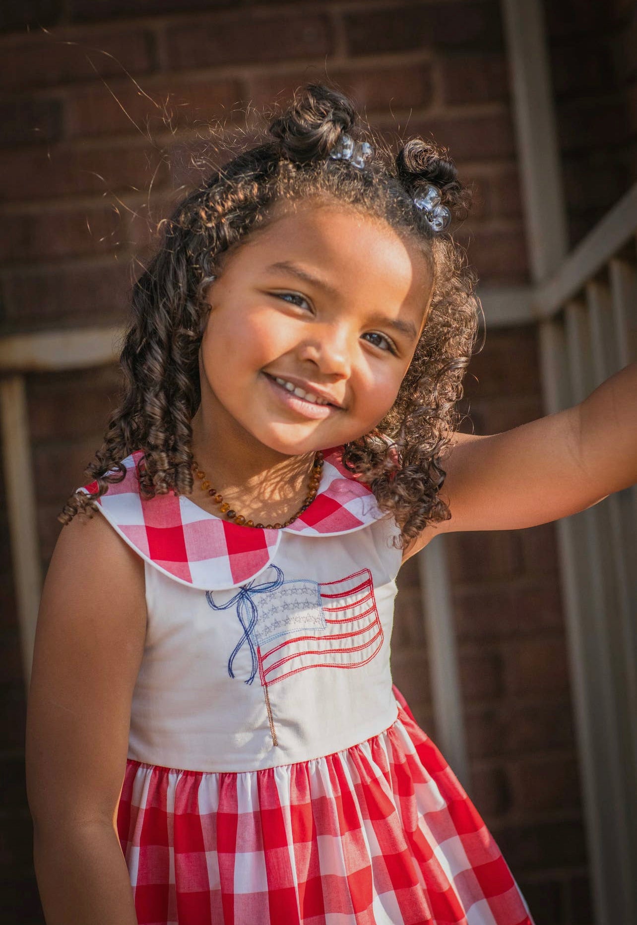 Independence Day Picnic Fern Dress