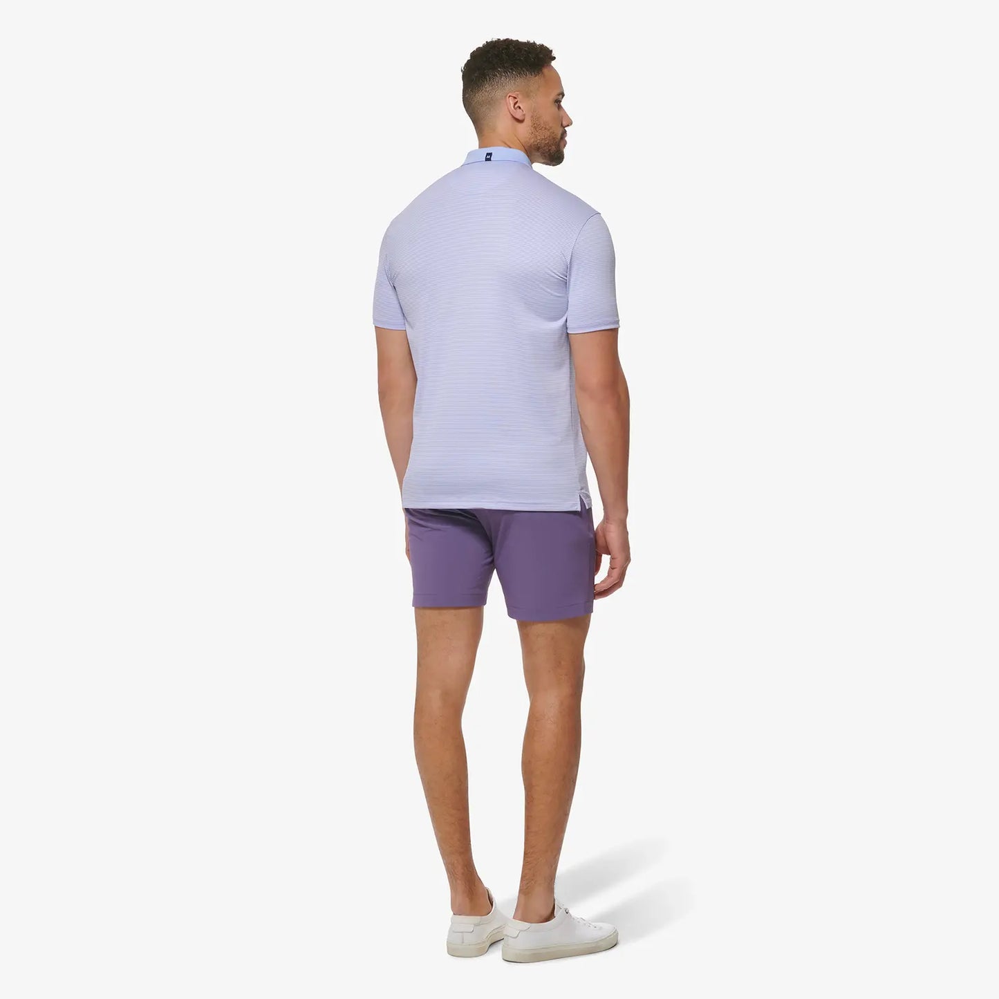 Versa Polo - Lavender Stripe