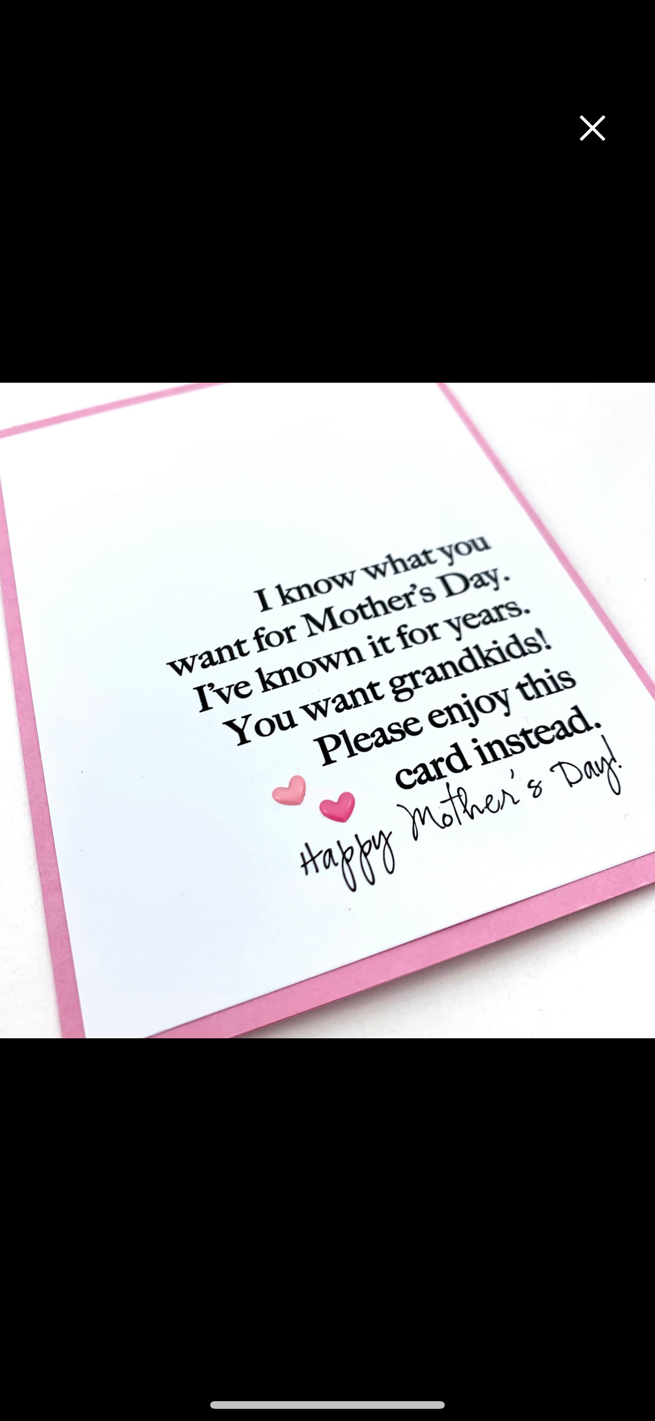 Mother’s Day I Know What You Want Grandkids