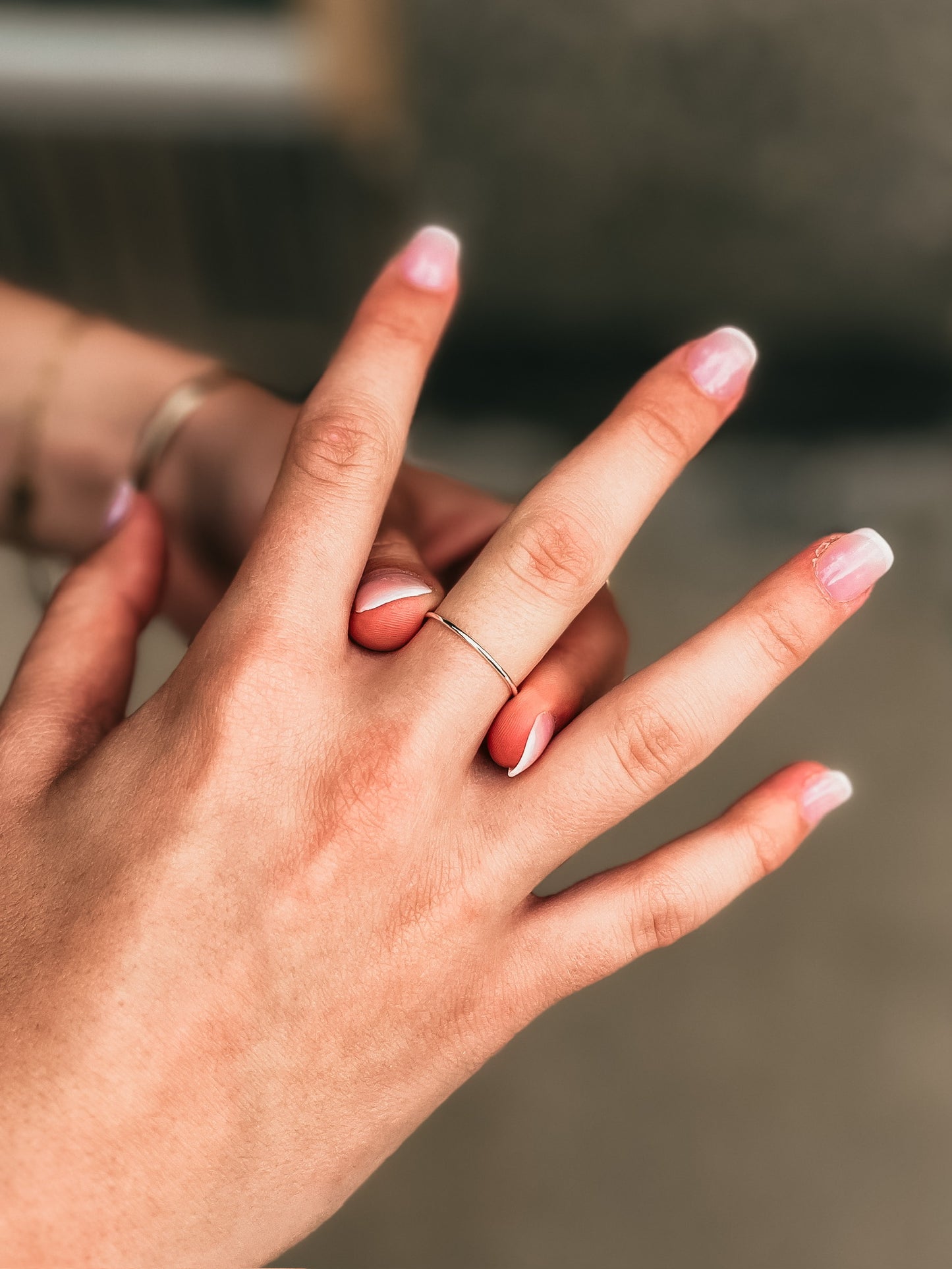 Rounded Stacking Ring - Silver