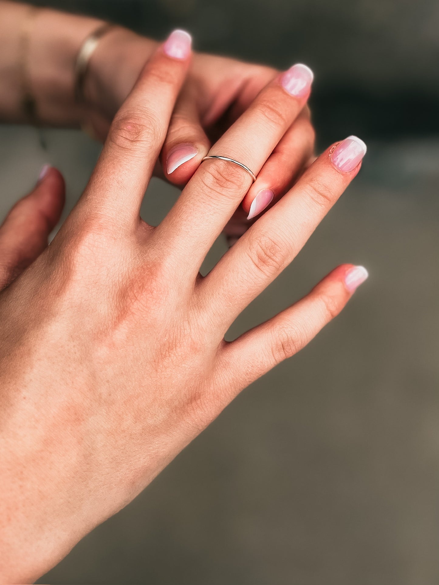 Rounded Stacking Ring - Silver