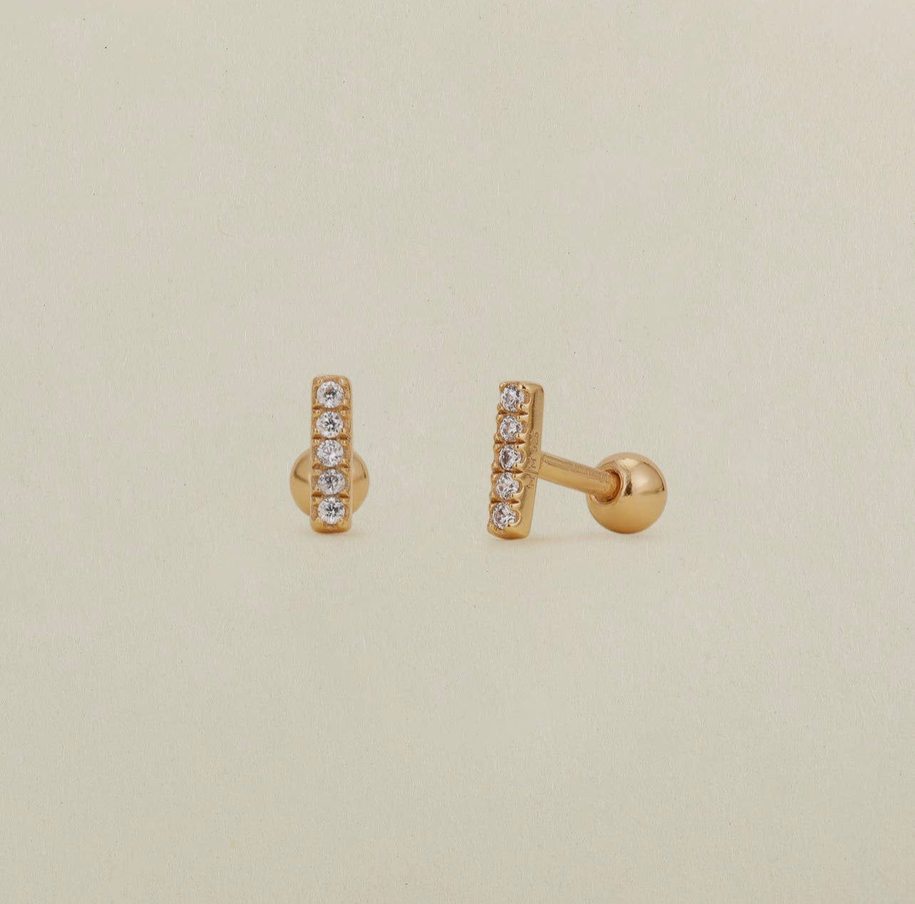 Live In Stud Earrings