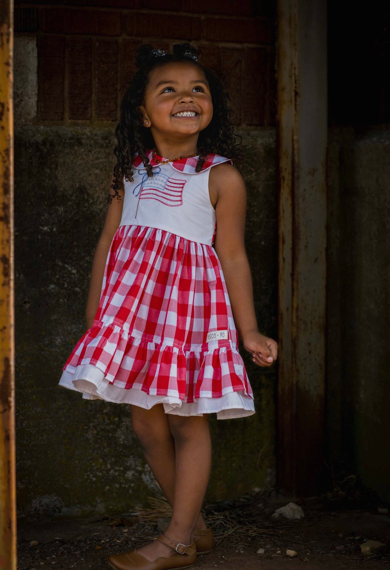Independence Day Picnic Fern Dress