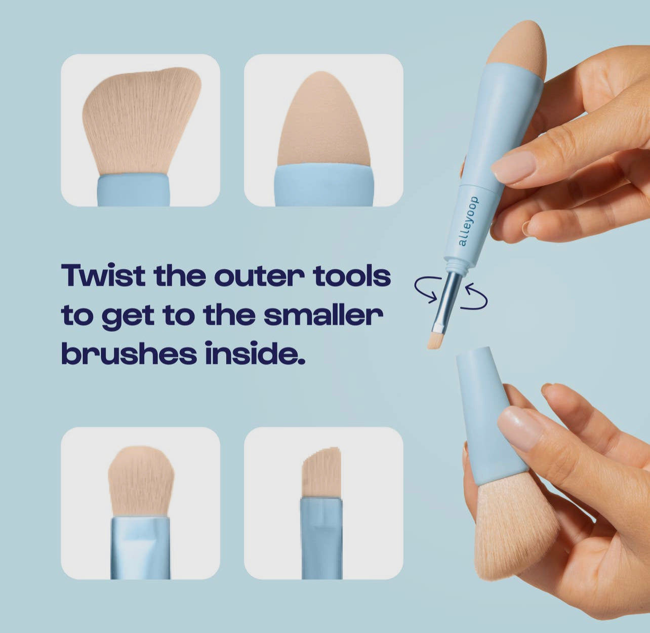 Multi-Tasker - 4-in-1 Makeup Brush