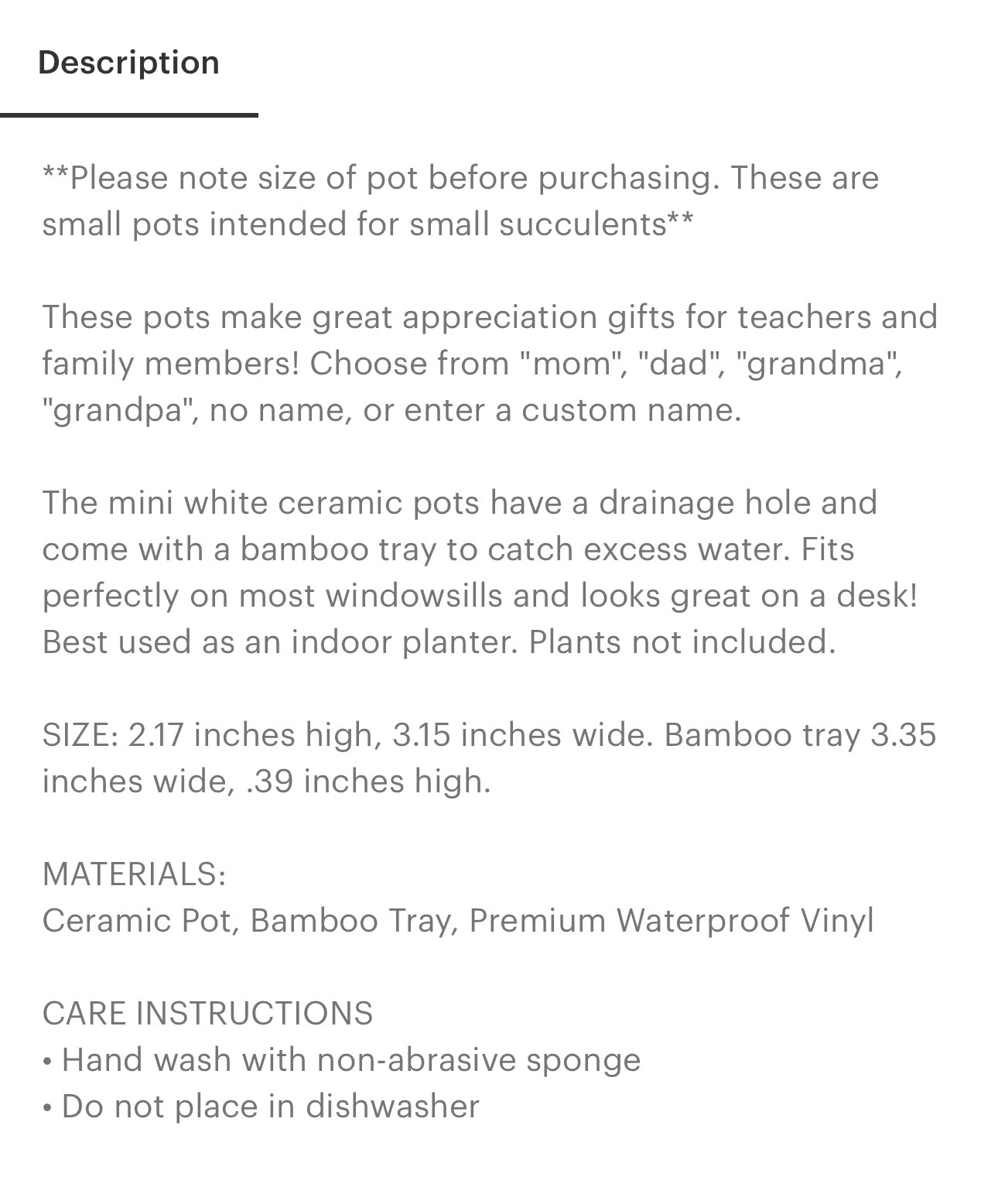 Mom, Thanks for helping Pot