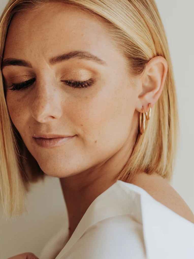 Maude Hoop Earrings - Gold Filled 19mm