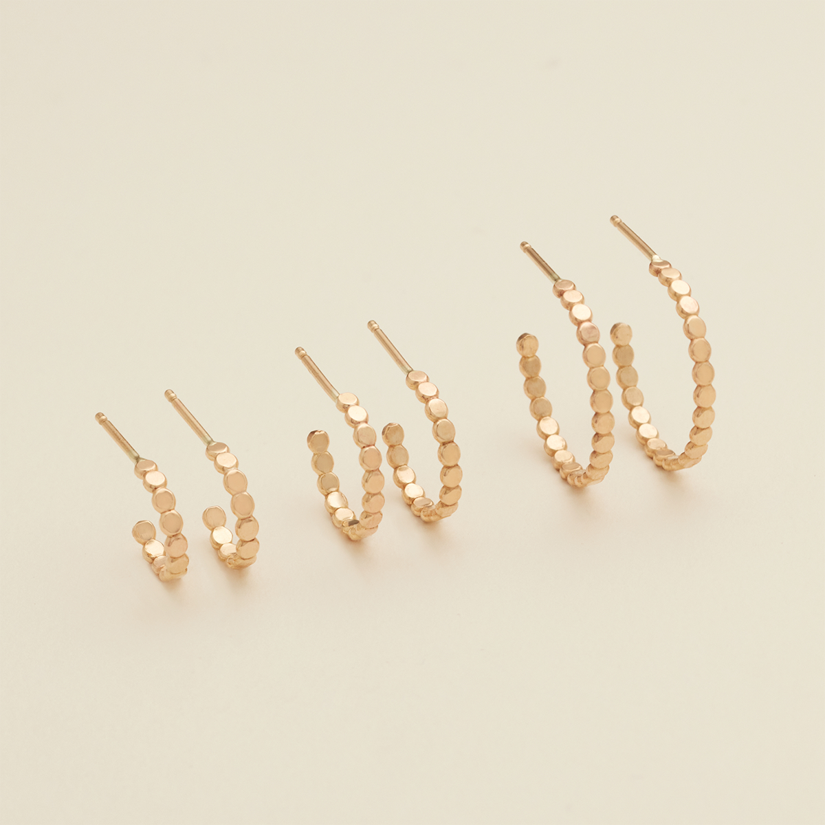 Poppy Hoop Earrings - Silver/20mm