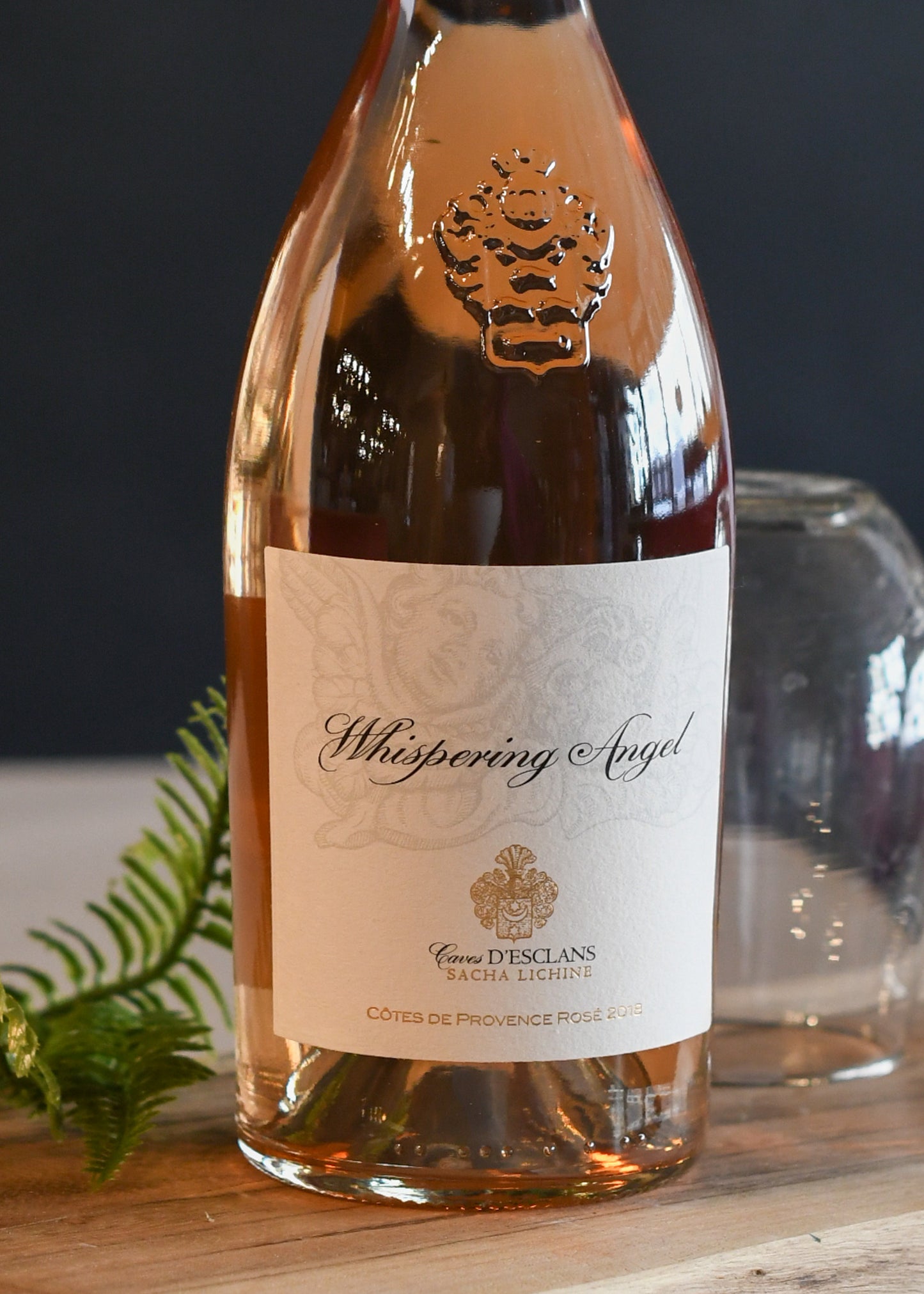 Wine Whispering Angel Rose Bottle