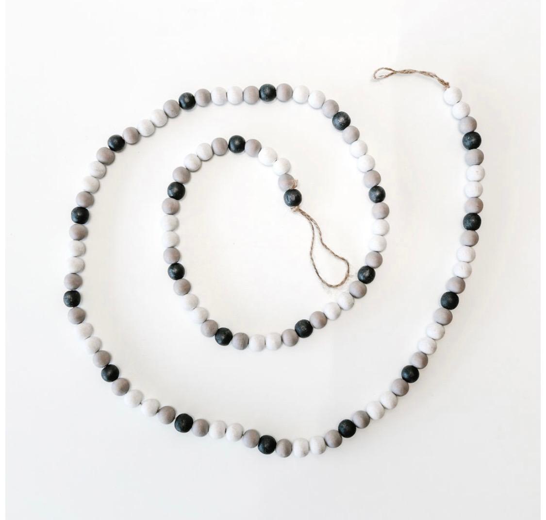 Wood Bead Garland 60"