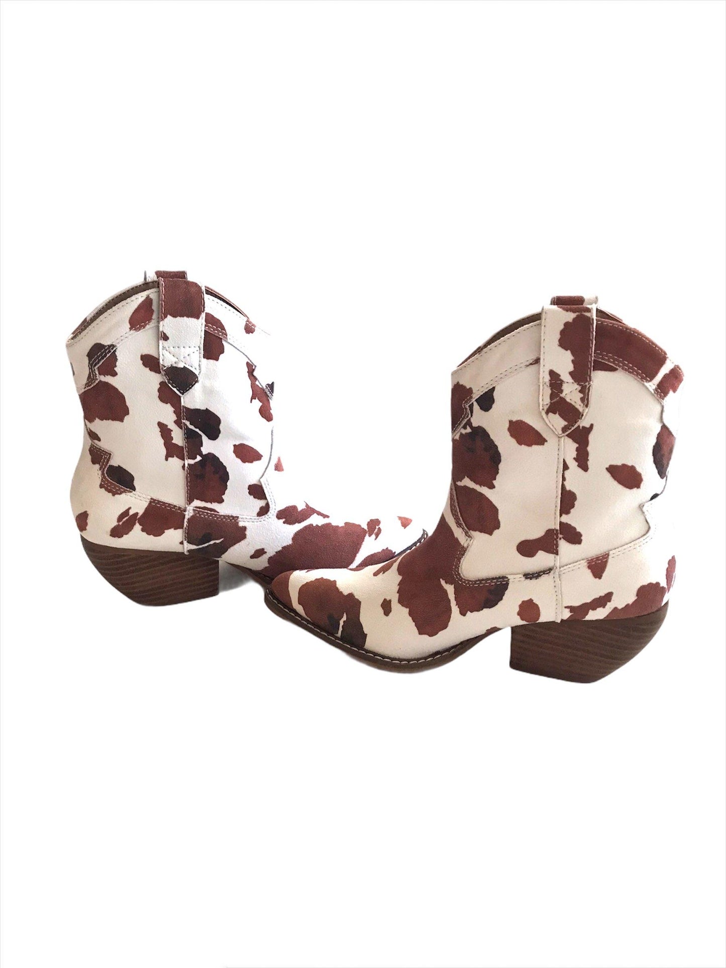 County Fair Boot - Spotted Brown Cow