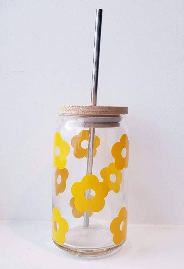 Flower Can Glass