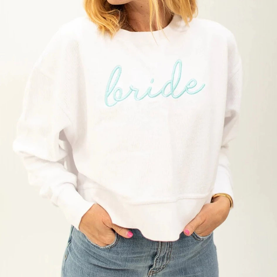 Bride Boxy Corded Sweatshirt