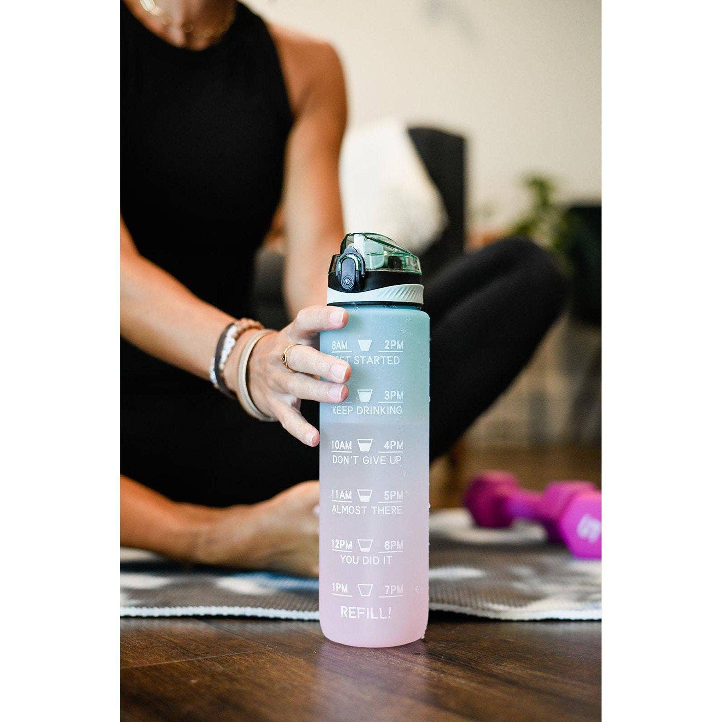 Motivational Water Bottle - 32oz