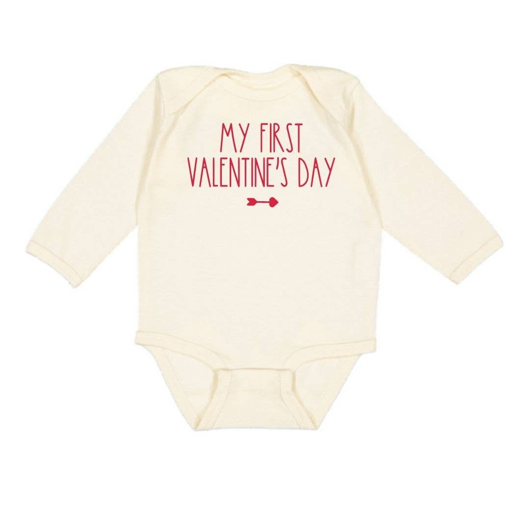 My First Valentine's Day LS Bodysuit