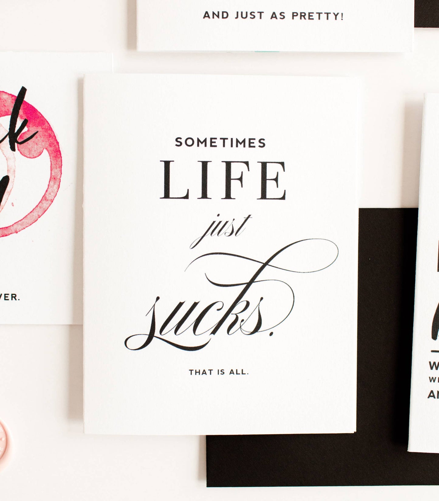 Life Sucks Sympathy & Friendship Card