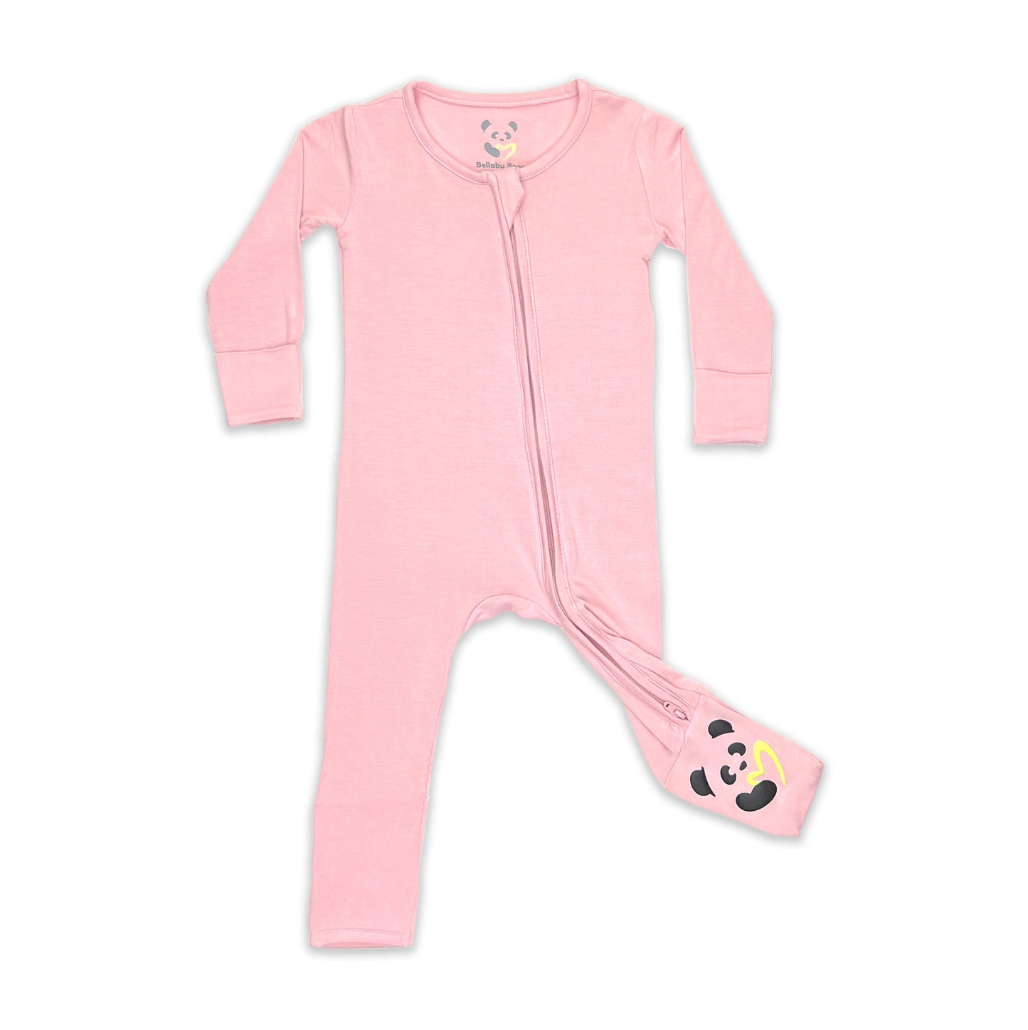 Dusty Rose Bamboo Convertible Footie - 9-12 Months