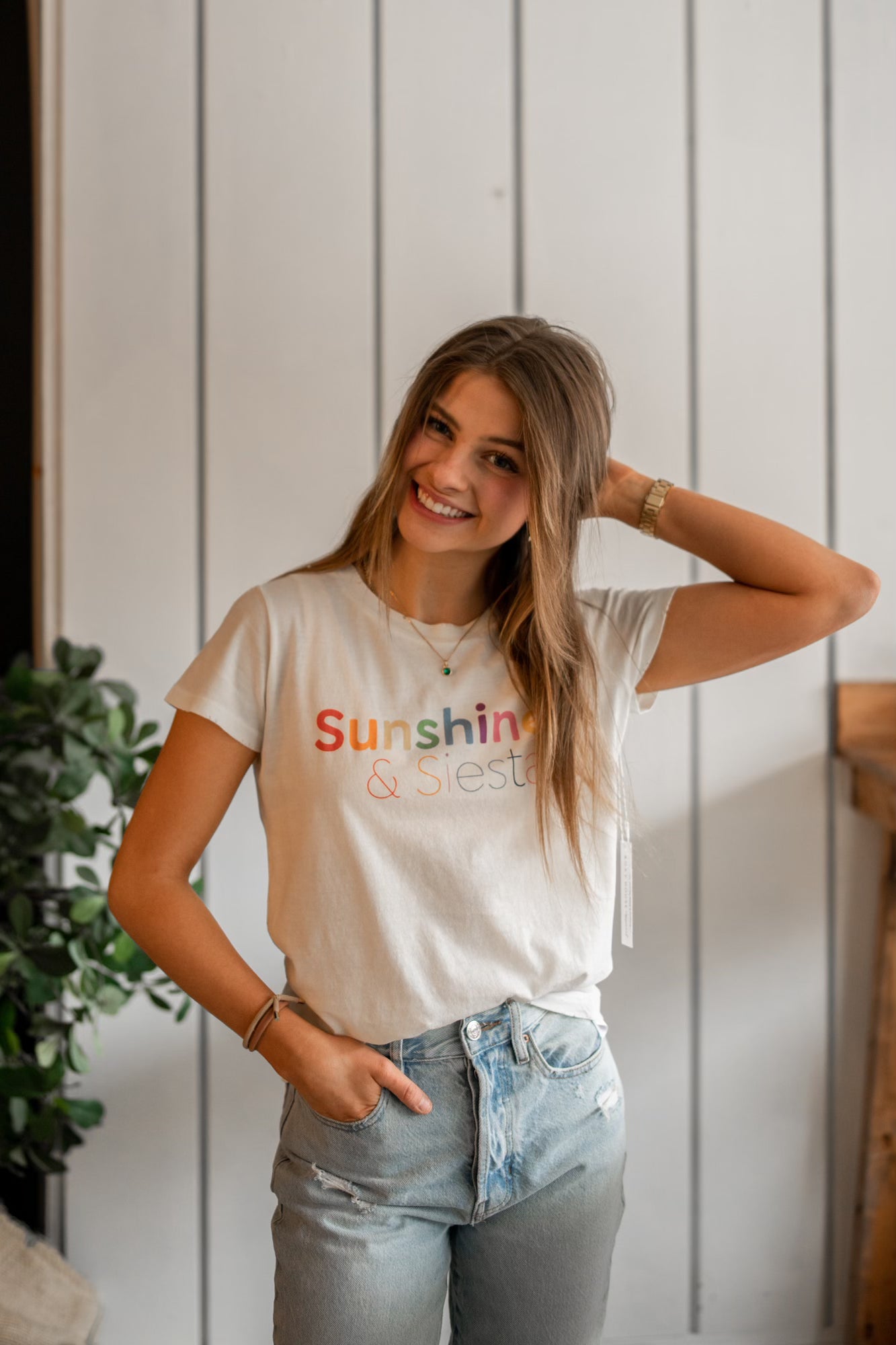 Sunshine & Siesta Rainbow Tee
