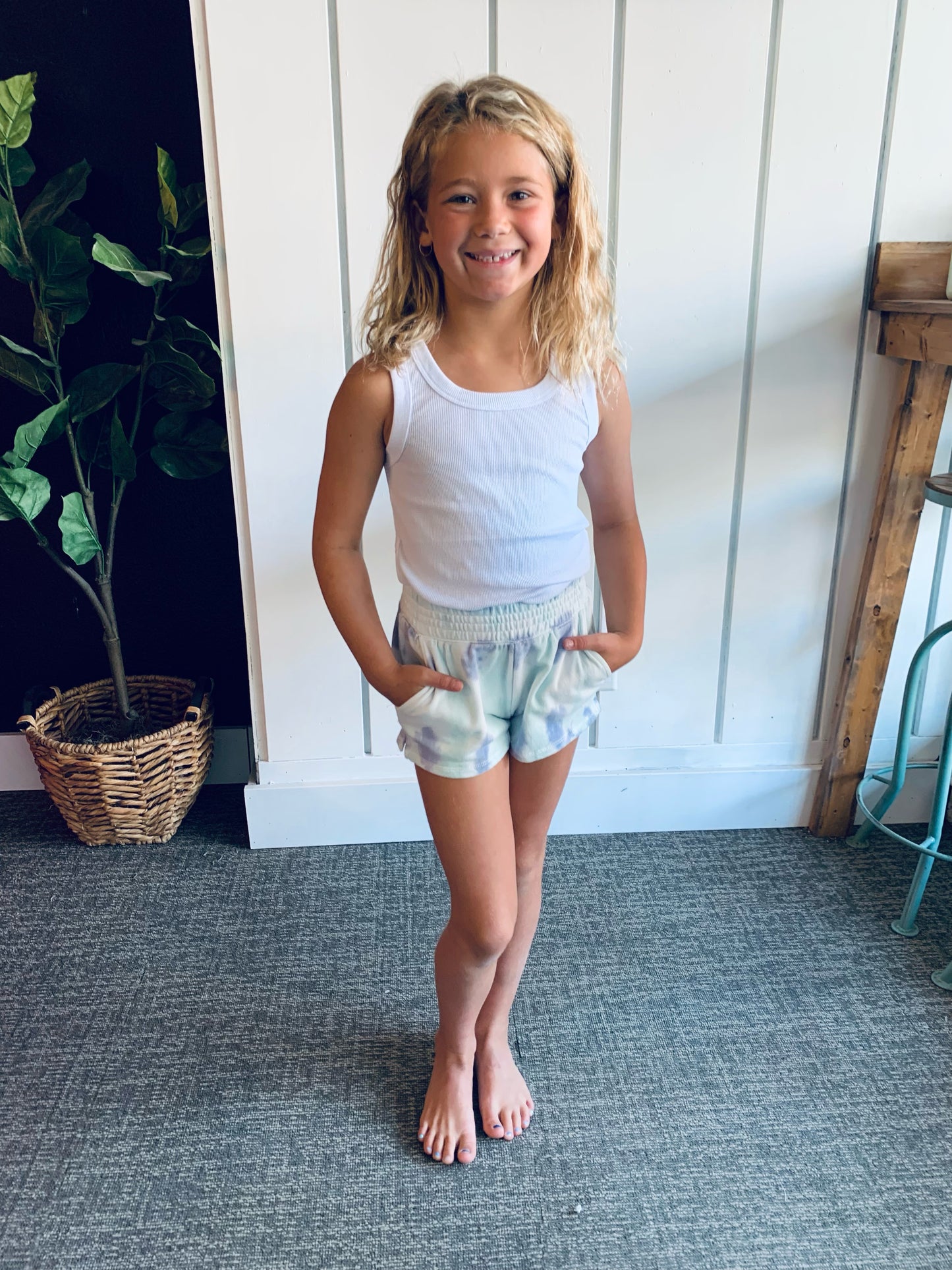 Girls Oaklynn Rib Tank