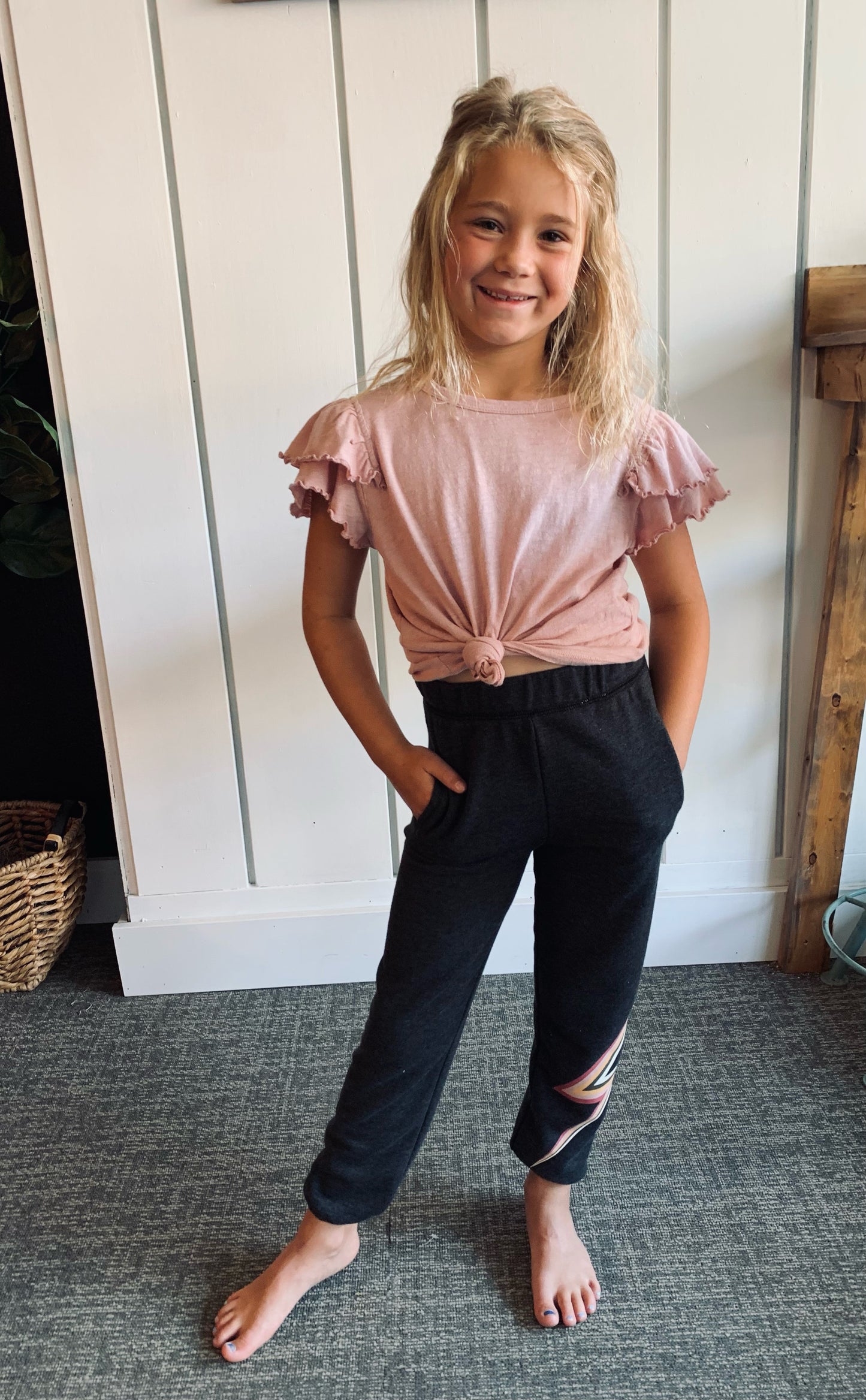 Girls Addie Bolt Jogger