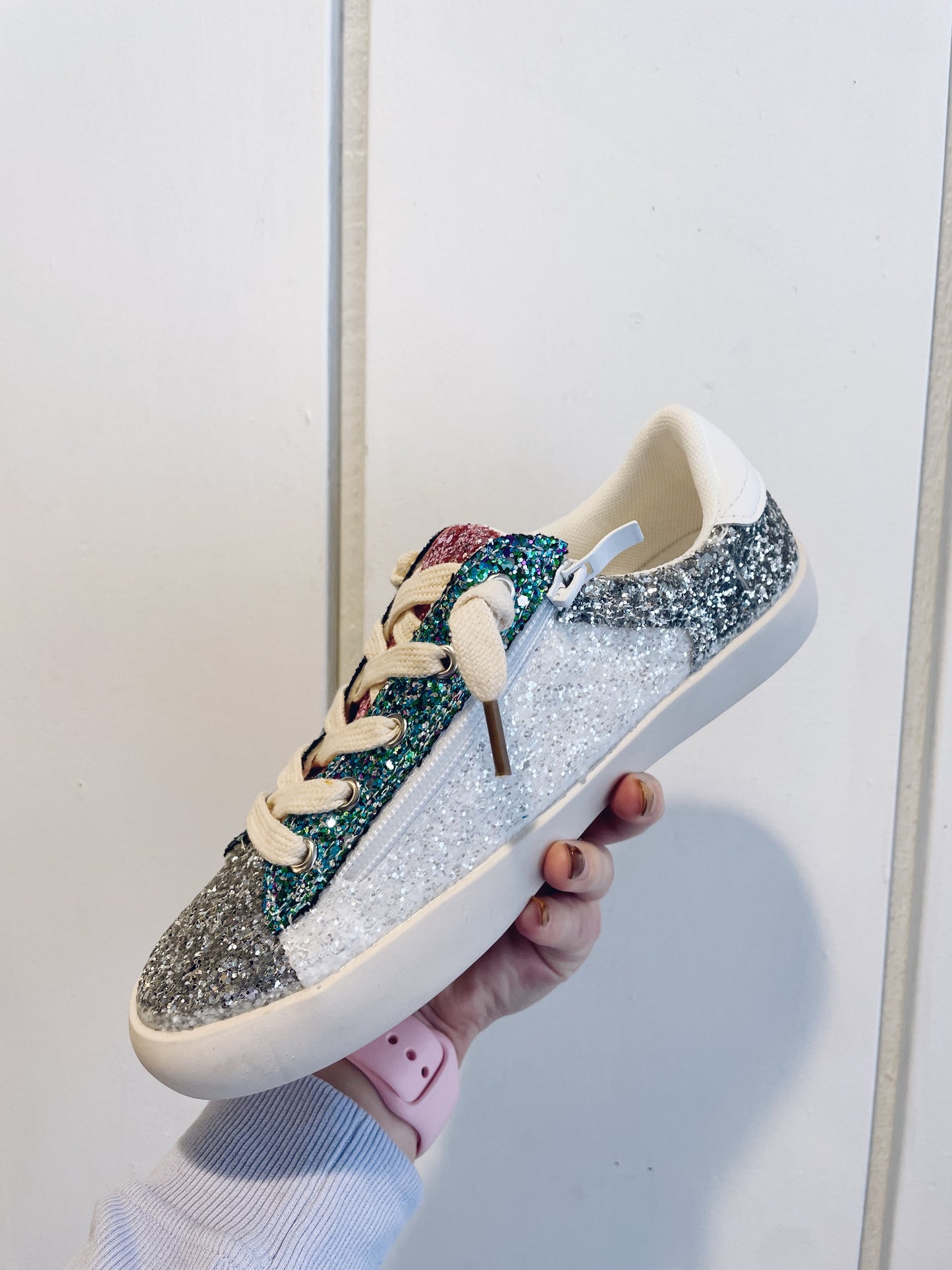Colorful Glitter Sneakers