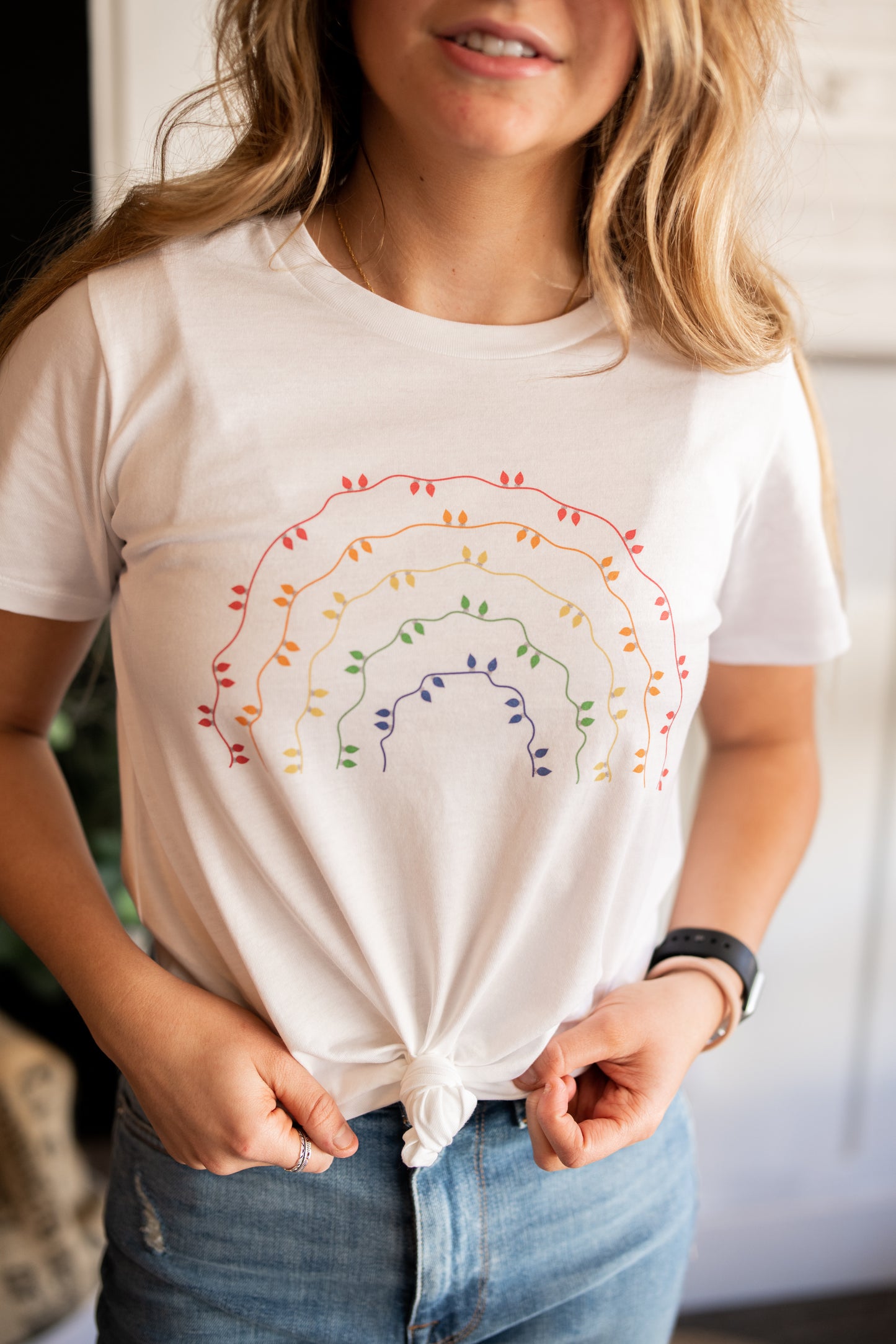 Rainbow Christmas Tee