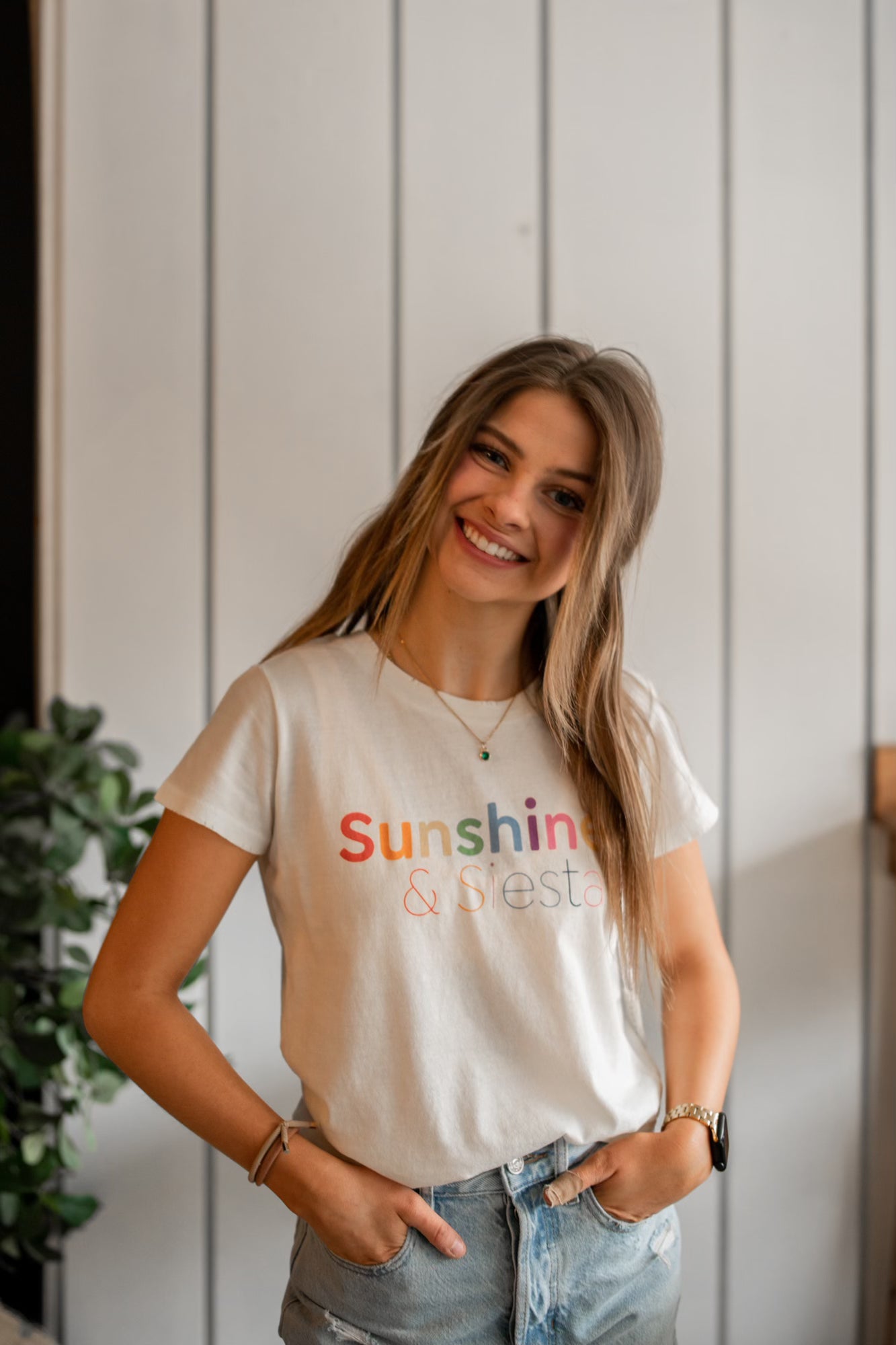 Sunshine & Siesta Rainbow Tee
