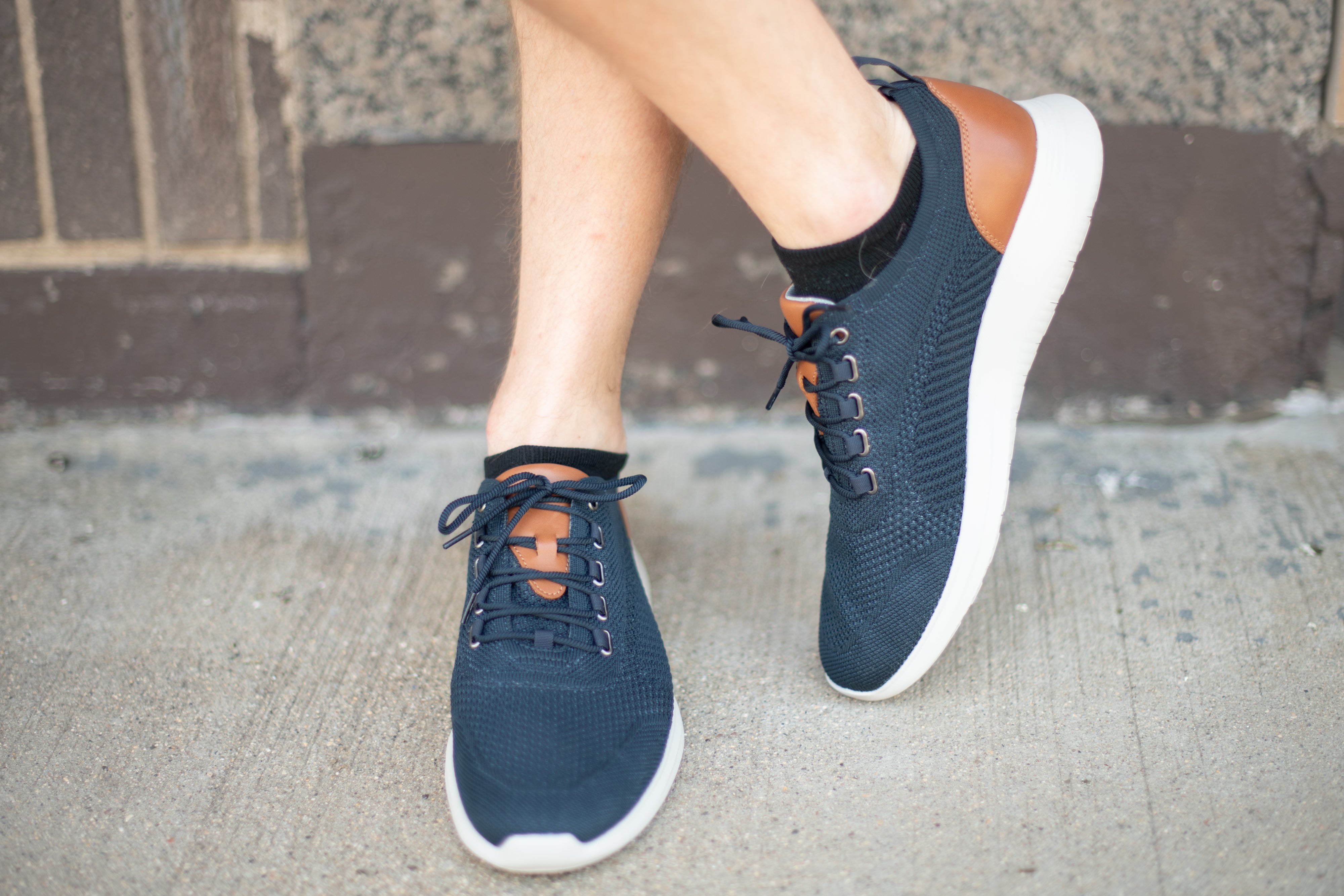 Amherst U-Throat Sneak - Navy – Karisma Boutique