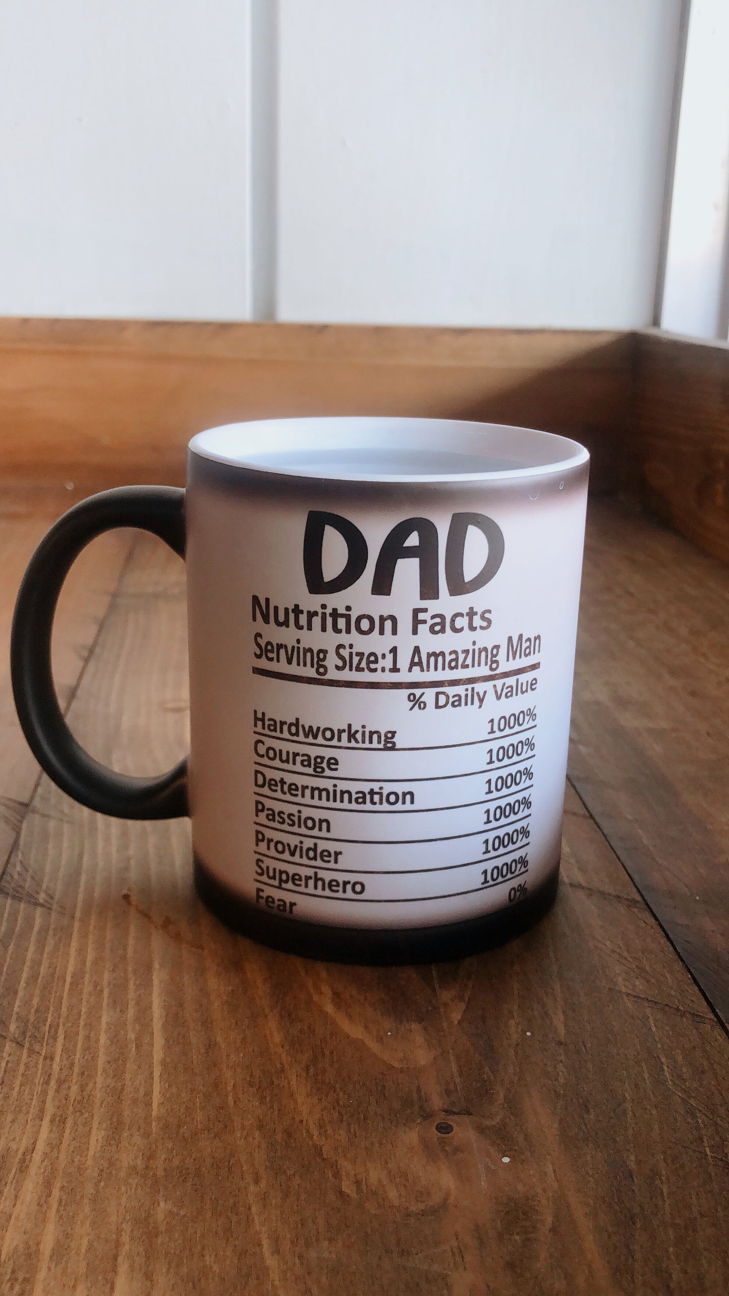 Dad Nutrition Facts Mug