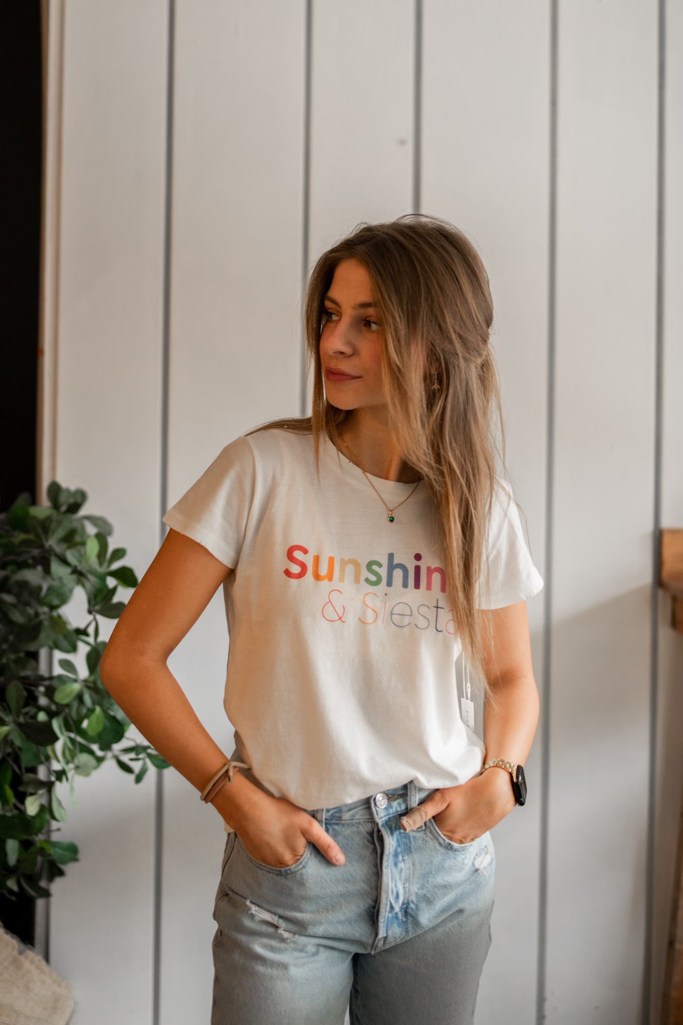 Sunshine & Siesta Rainbow Tee