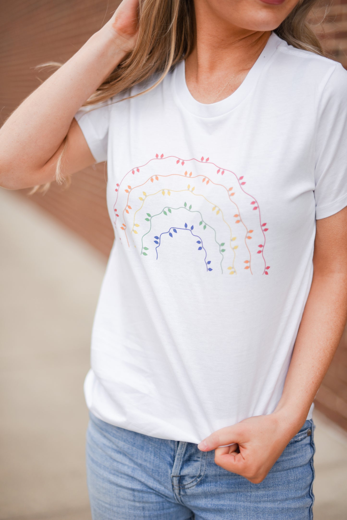 Rainbow Christmas Tee