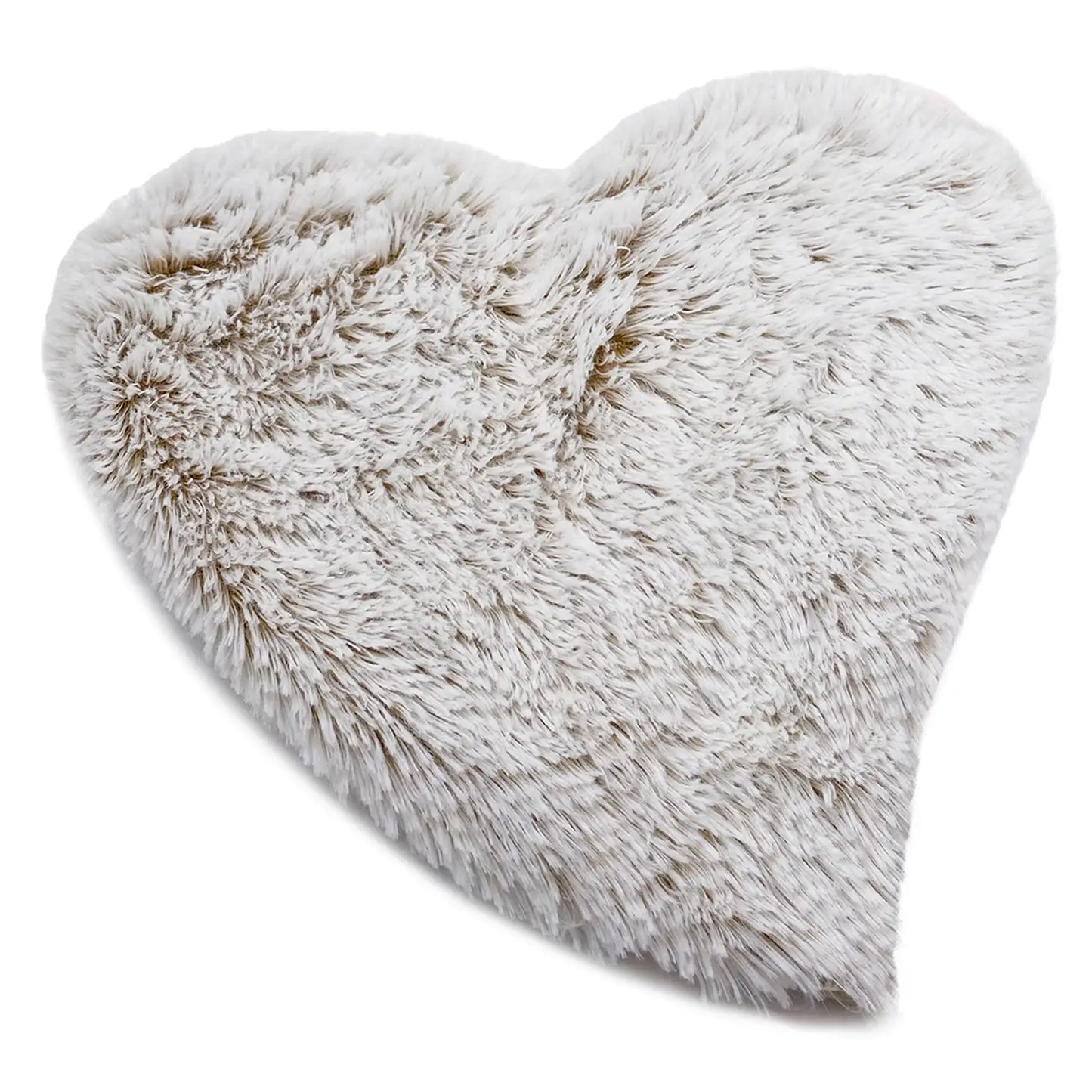 Marshmallow Brown Warmie Heart Heat Pad
