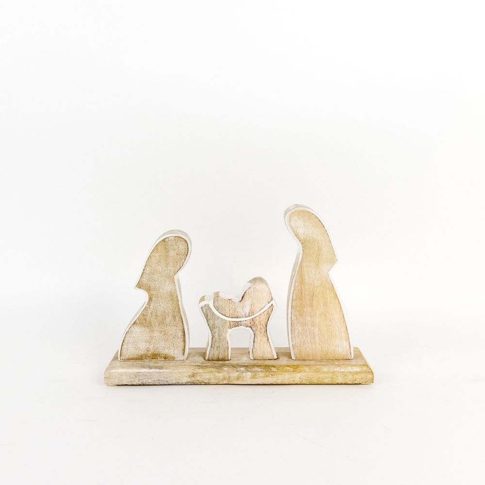 Nativity Wood Cutout