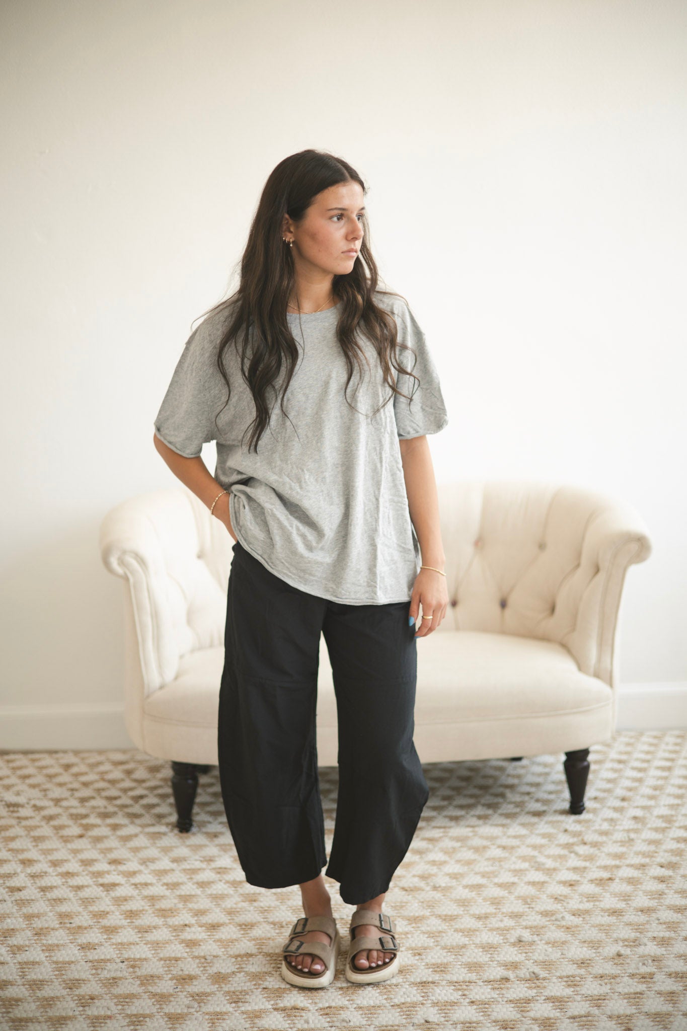 Nina Tee - Heather Grey