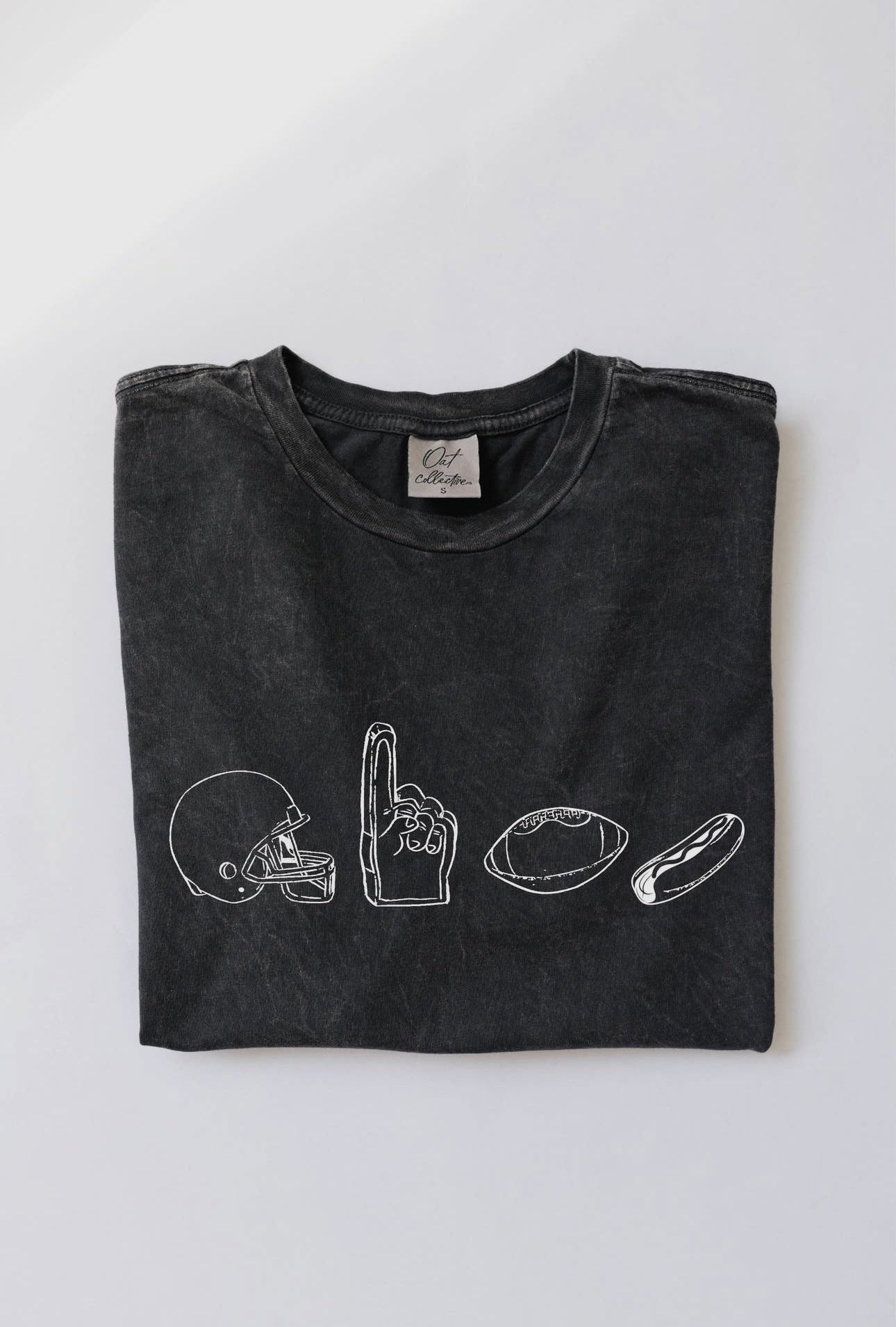 Football Row Washed Tee