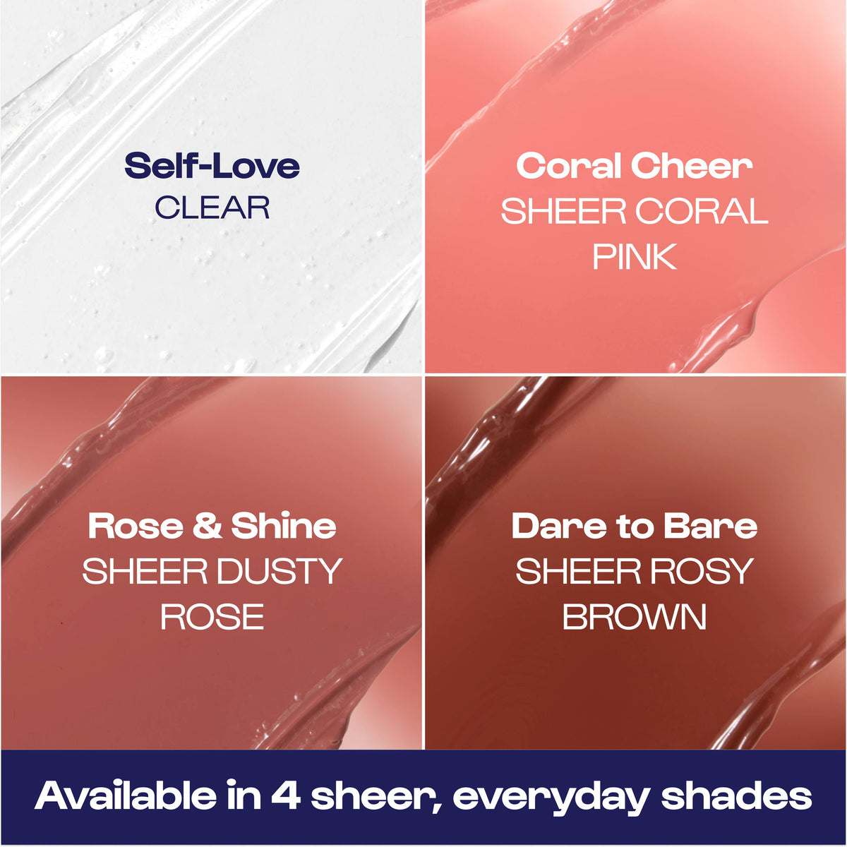 Coral Cheer Lip Goals Glossy Lip Balm