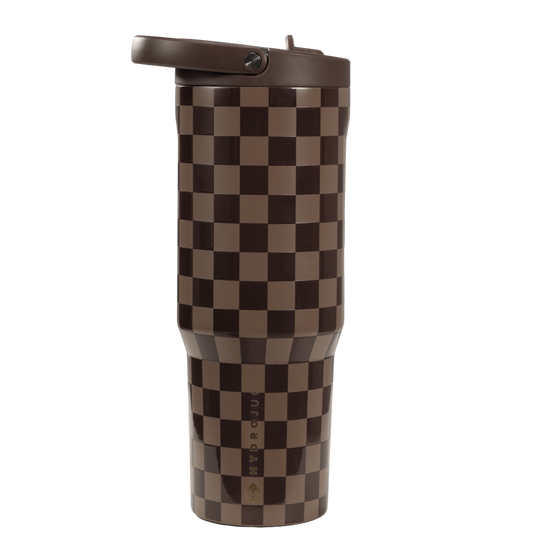 Autumn Checkers HydroJug 32 oz Sport Bottle