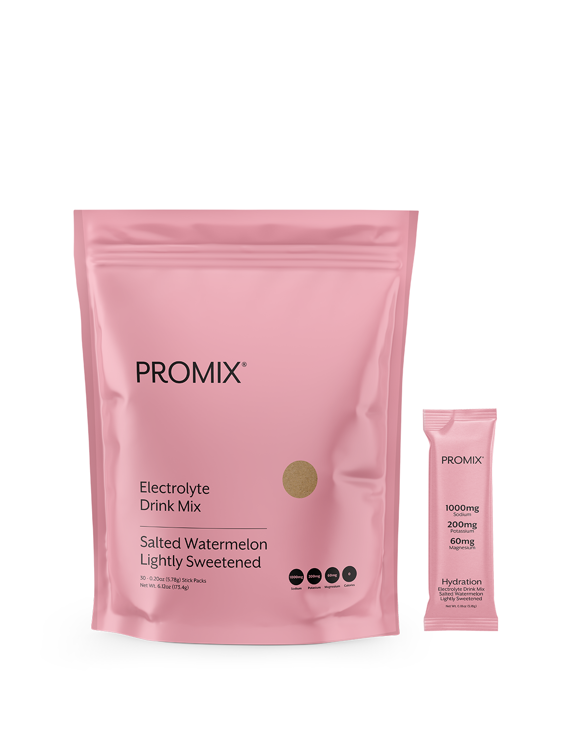 Salted Watermelon Electrolyte Drink Mix: Unsweetened