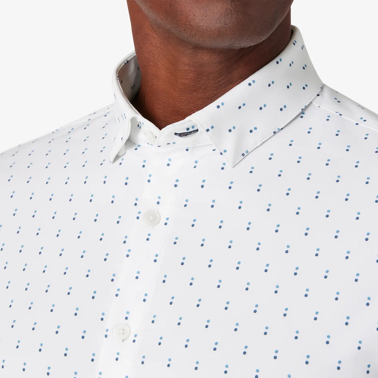 Leeward LS - White Micro Floral