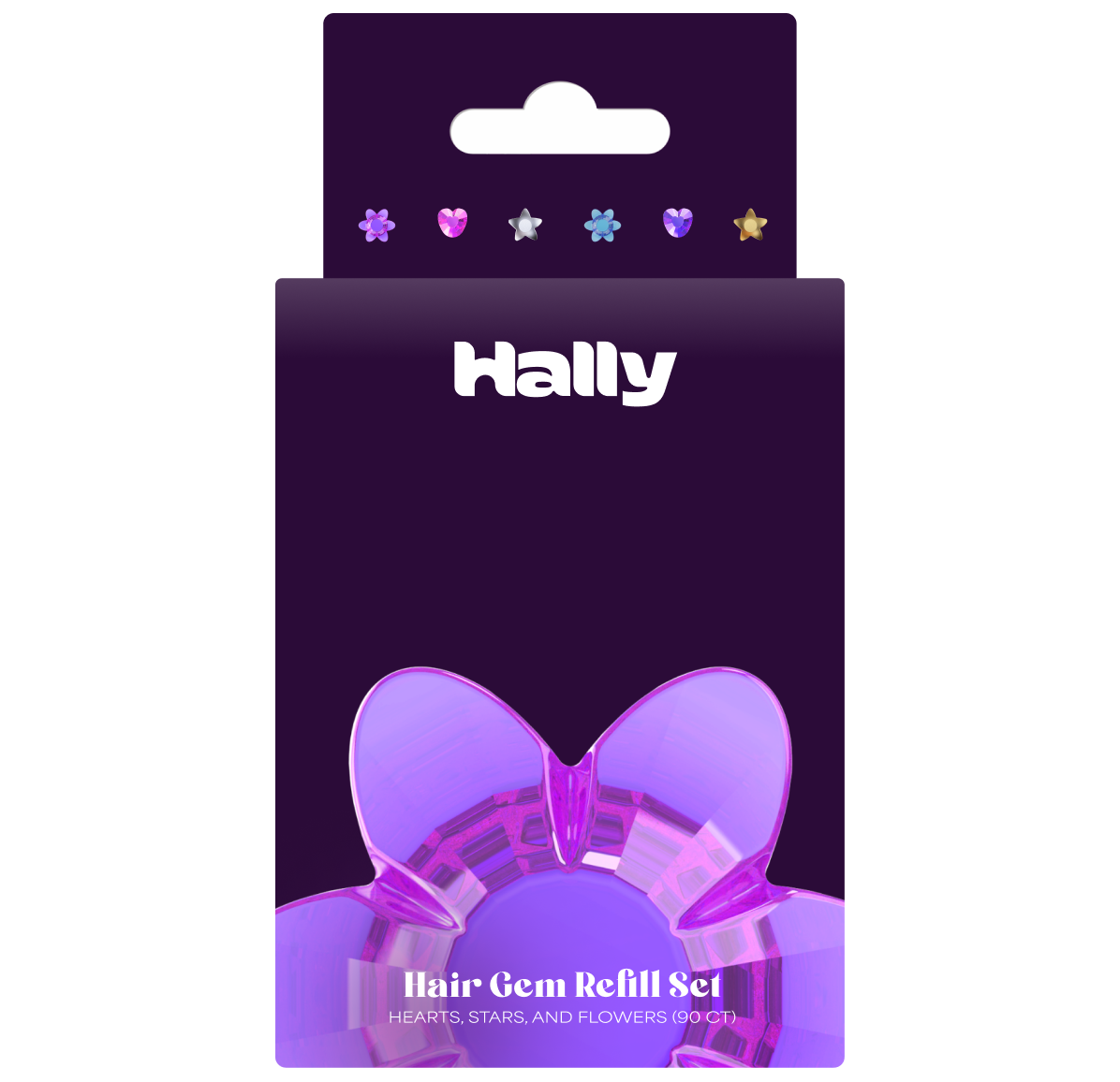 Hally Gem Pen HEARTS, STARS & FLOWERS Refills 90 Count