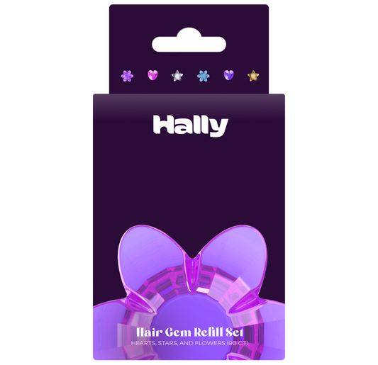 Hally Gem Pen HEARTS, STARS & FLOWERS Refills 90 Count