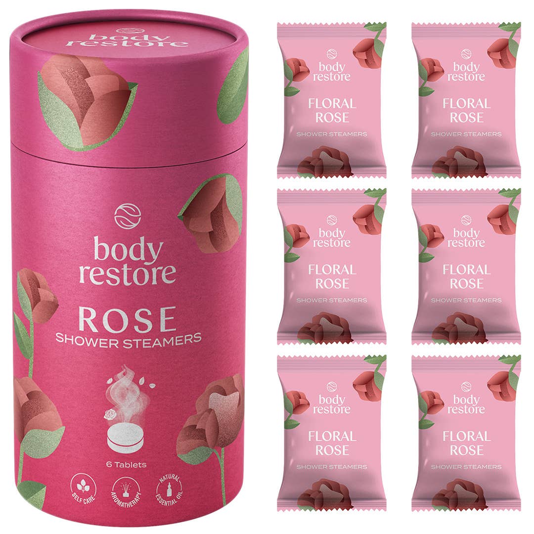 Body Restore Shower Steamer Aromatherapy Tube Pack of 6 : Citrus