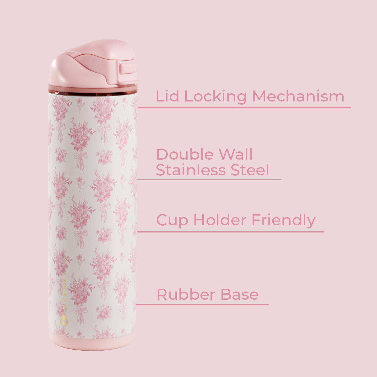 Bouquet HydroJug 24oz Ease2o Water Bottle