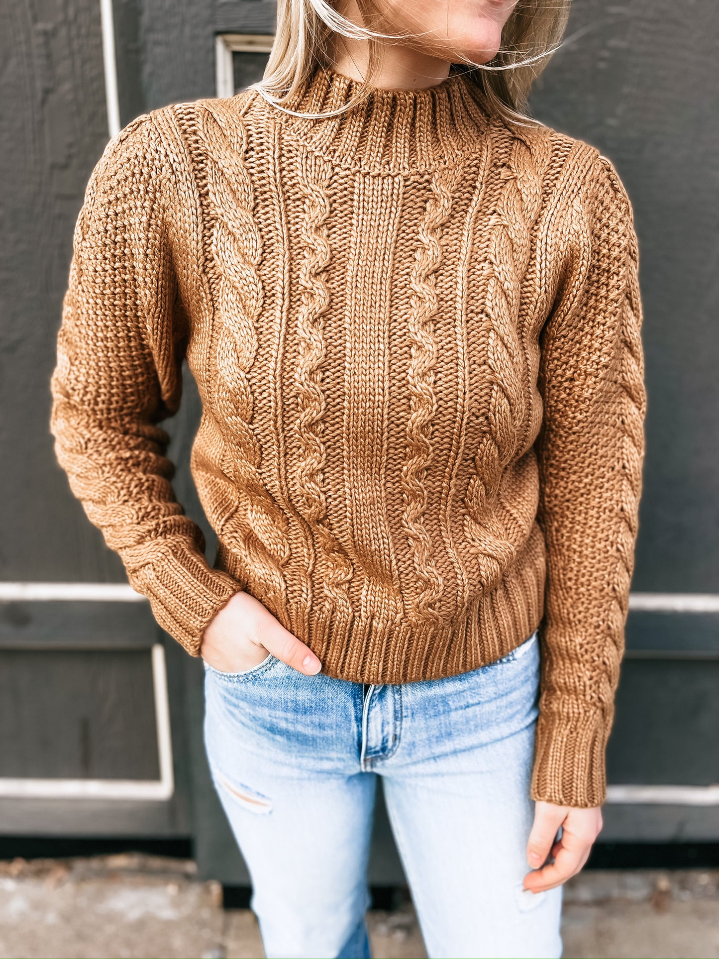 Catya Mock Neck Sweater