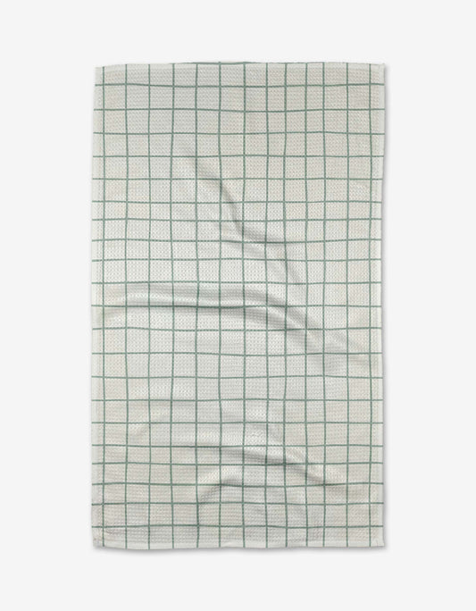 Spring Grid Tea Towel