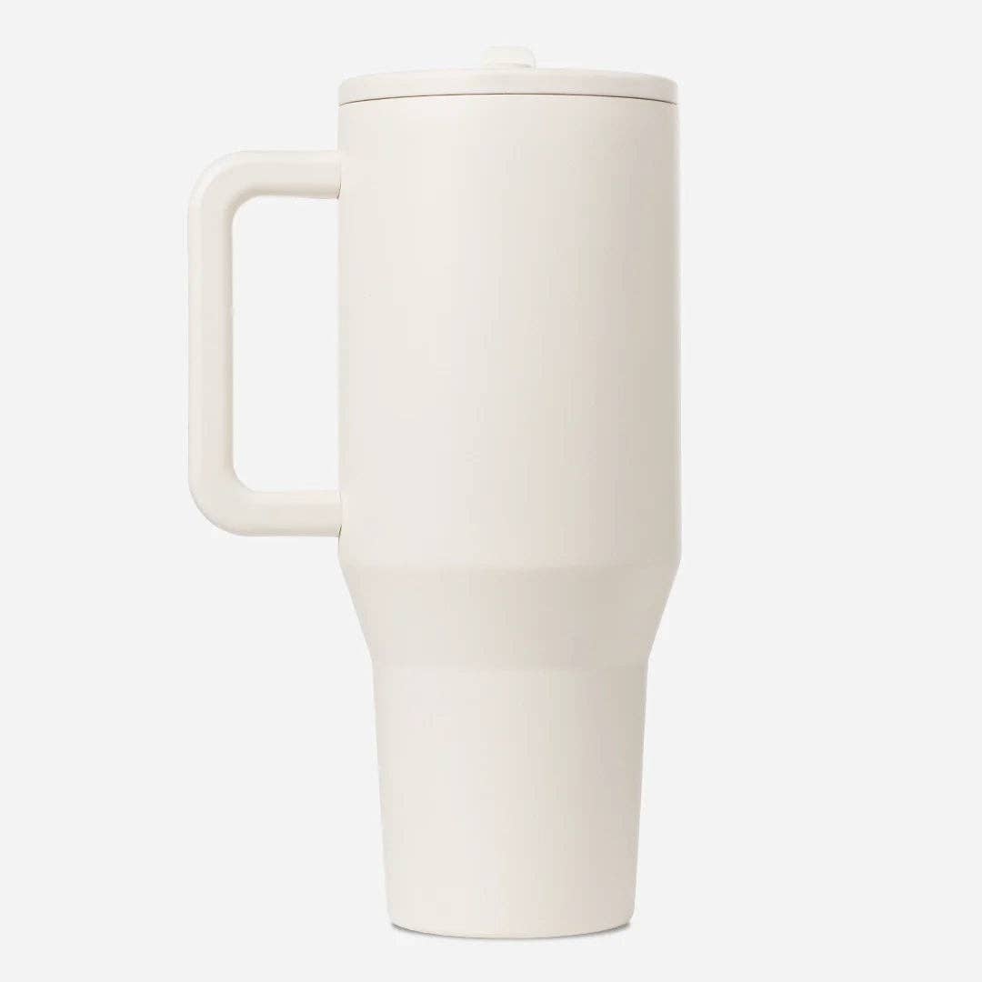 Cream HydroJug 40oz Traveler
