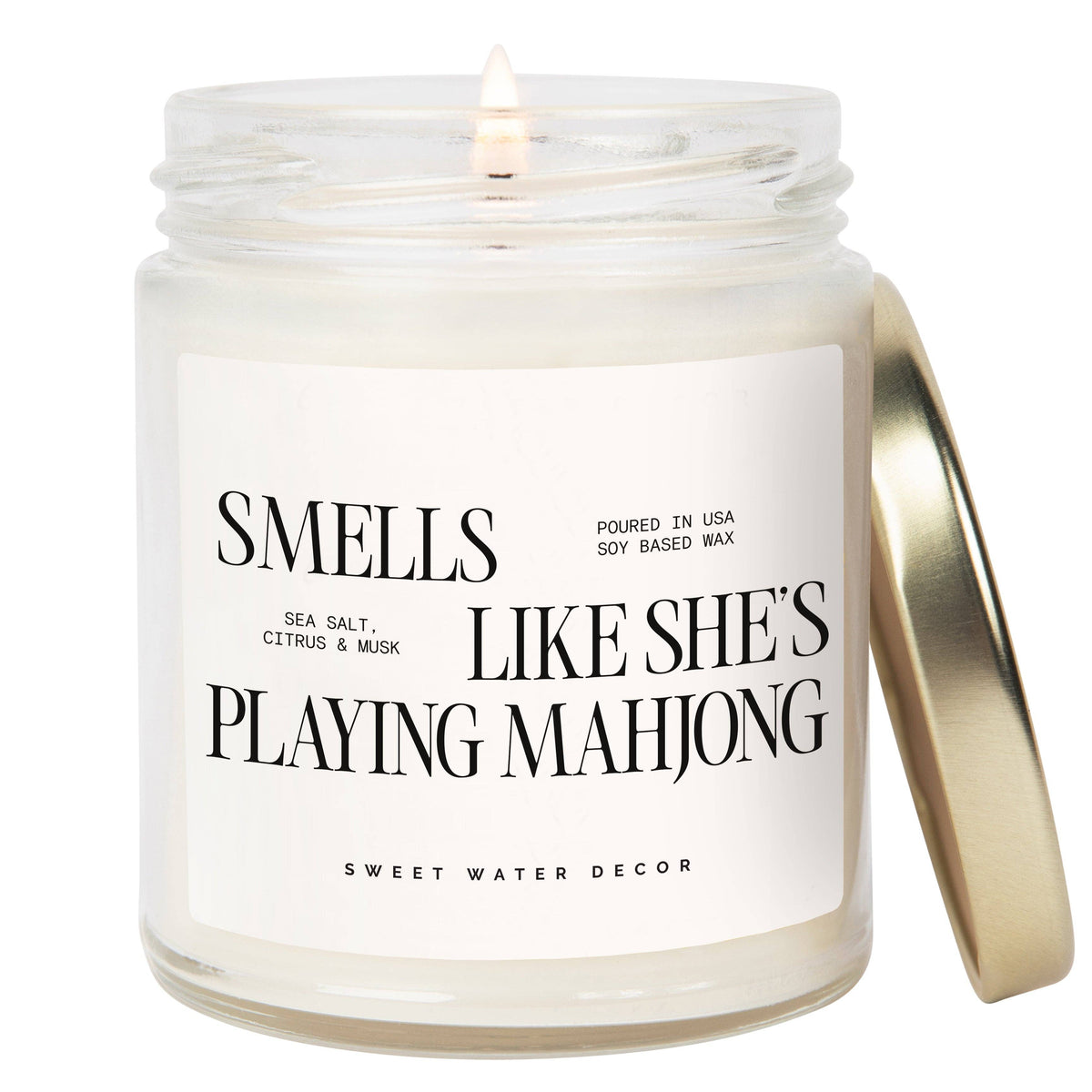 Smells Like She's Playing Mahjong 9oz Soy Candle